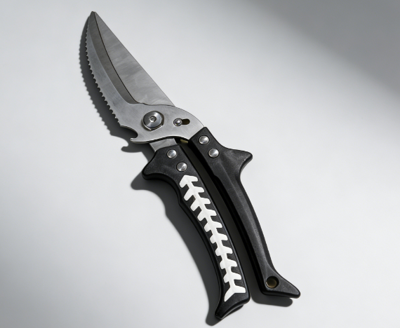 Heavy-Duty Stainless Steel Kitchen Shears with Ergonomic Handle