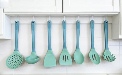 CoolTouch Premium Silicone Kitchen Utensil Set - Heat Resistant & Burn-Proof Design